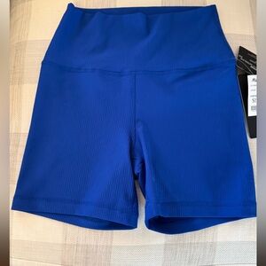 Royal blue bike shorts nwt